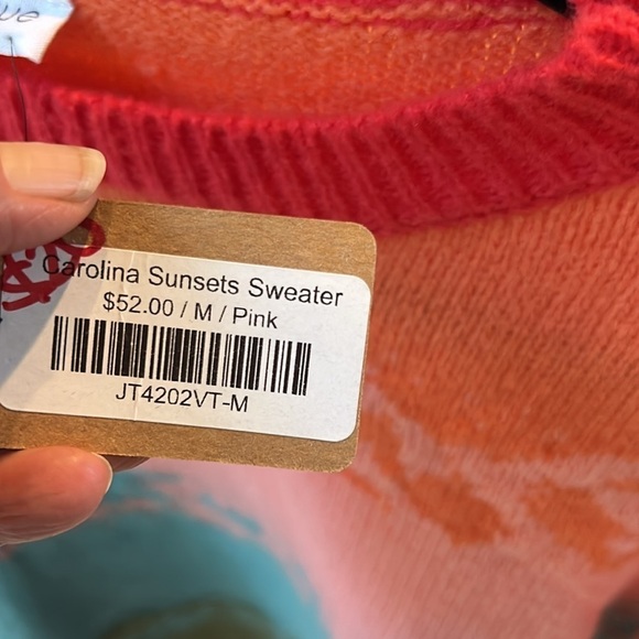 Vestique Bright Multicolor Sunset Crewneck Sweater NWT - Picture 5 of 10